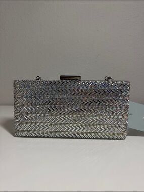 Antonio Melani Silver Clutch | NWT
